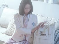 Yunxixi Contrast School Girl 1V Photos
