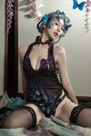 Yunxixi Milk Peach Butterfly Photos