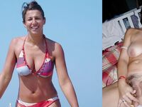 Mixed Milfs Dressed - Undressed Photos