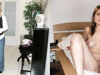 Mixed Milfs Dressed - Undressed Photos