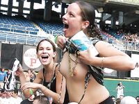 Nude public fun"
