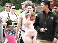 Oon the only one naked"