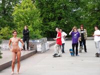 Oon the only one naked"