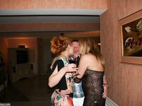 Threesome with redhead Cassandra