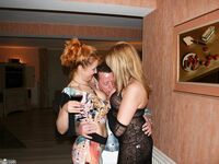 Threesome with redhead Cassandra