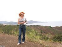 Threesome with redhead Cassandra