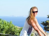 Young Czech At Greece Vacation