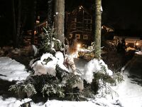 Kitsuna - Stretching in snow