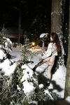 Kitsuna - Stretching in snow