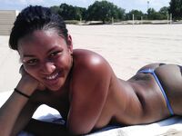 Cute ebony amateur