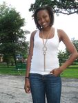 Cute ebony amateur