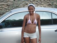 Cute ebony amateur