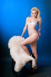 Alisa G - White on Blue