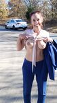 Reddit babes get naked in public!