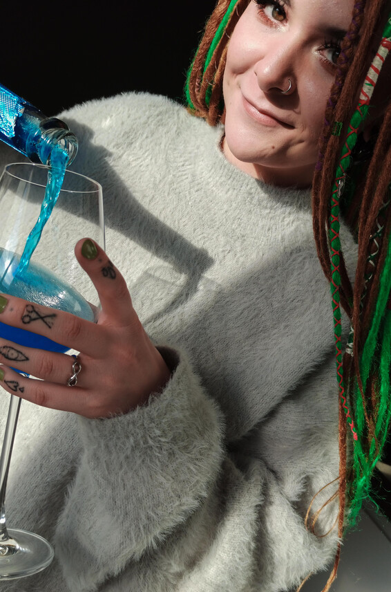 Littleglitter Photo Album_ Blue Wine _ SuicideGirls Photos